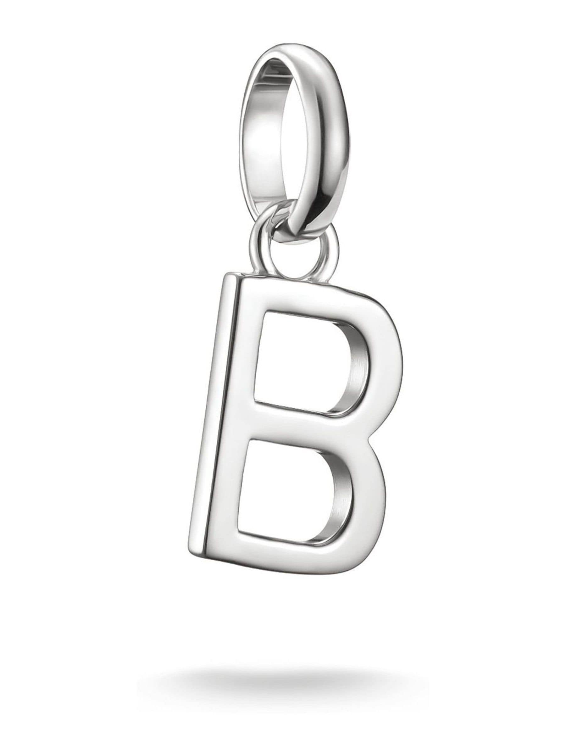 Thomas Sabo silver charm pendant letter B - British product