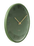 Karlsson Green Fuerte Dome Wall Clock