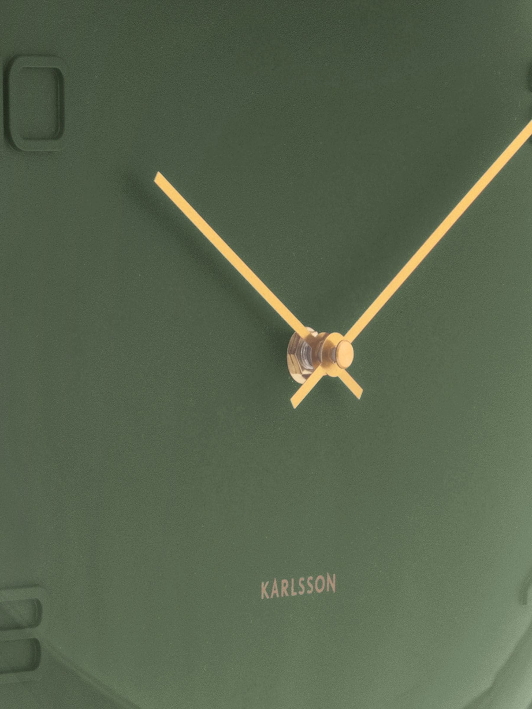 Karlsson Green Fuerte Dome Wall Clock