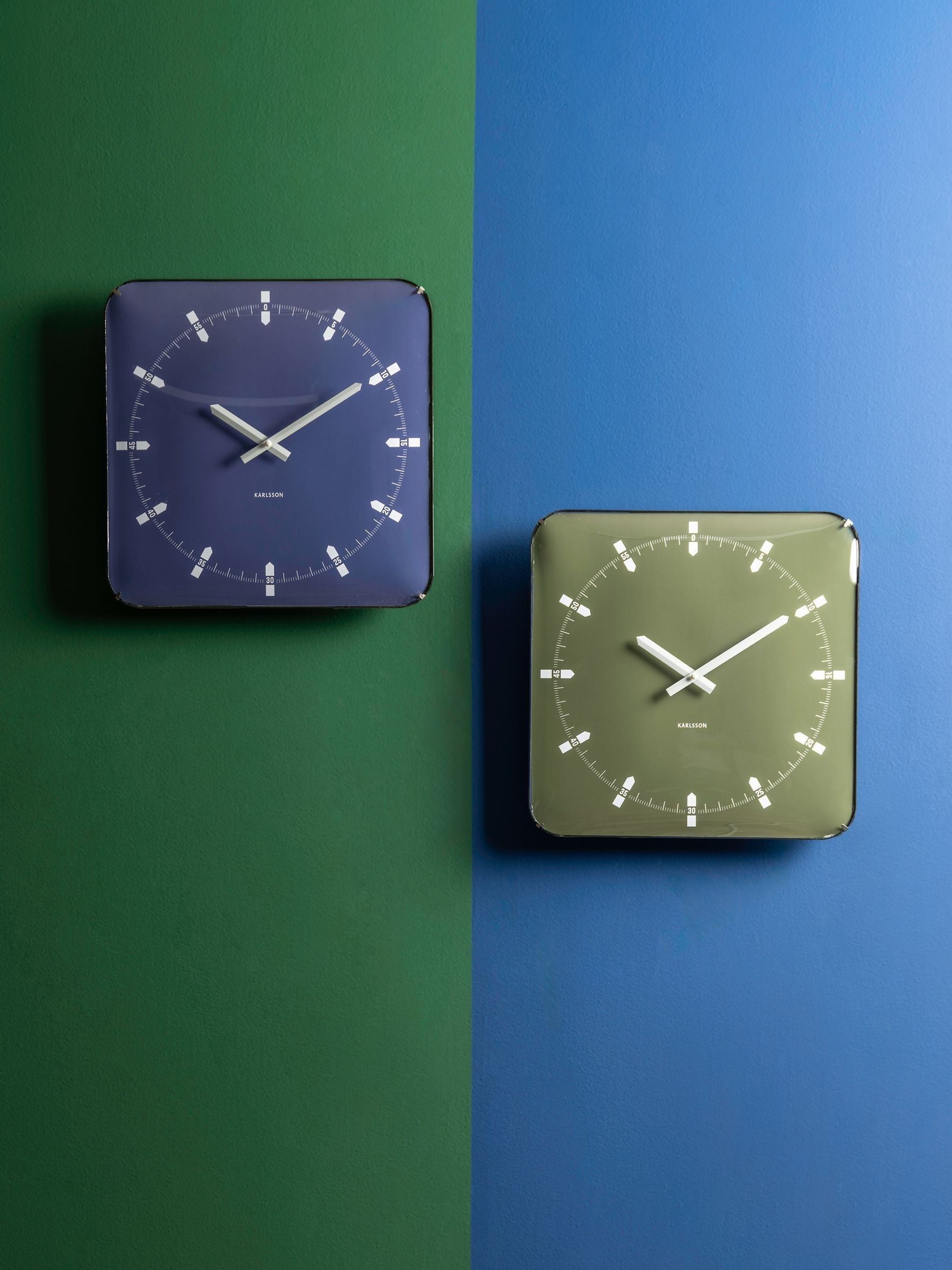 Karlsson Green Sucinto Dome Wall Clock