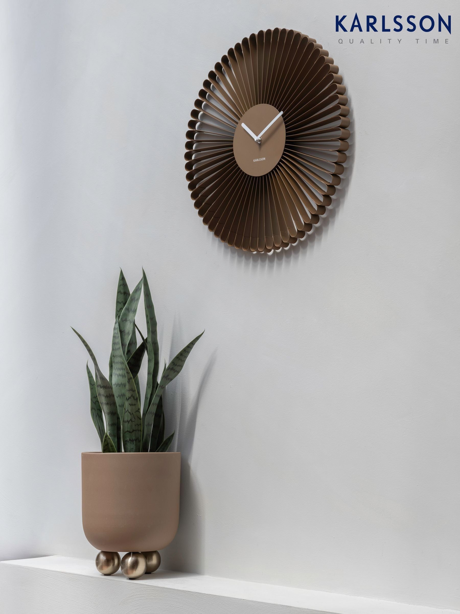 Karlsson Off White Cascara Wall Clock 50cm
