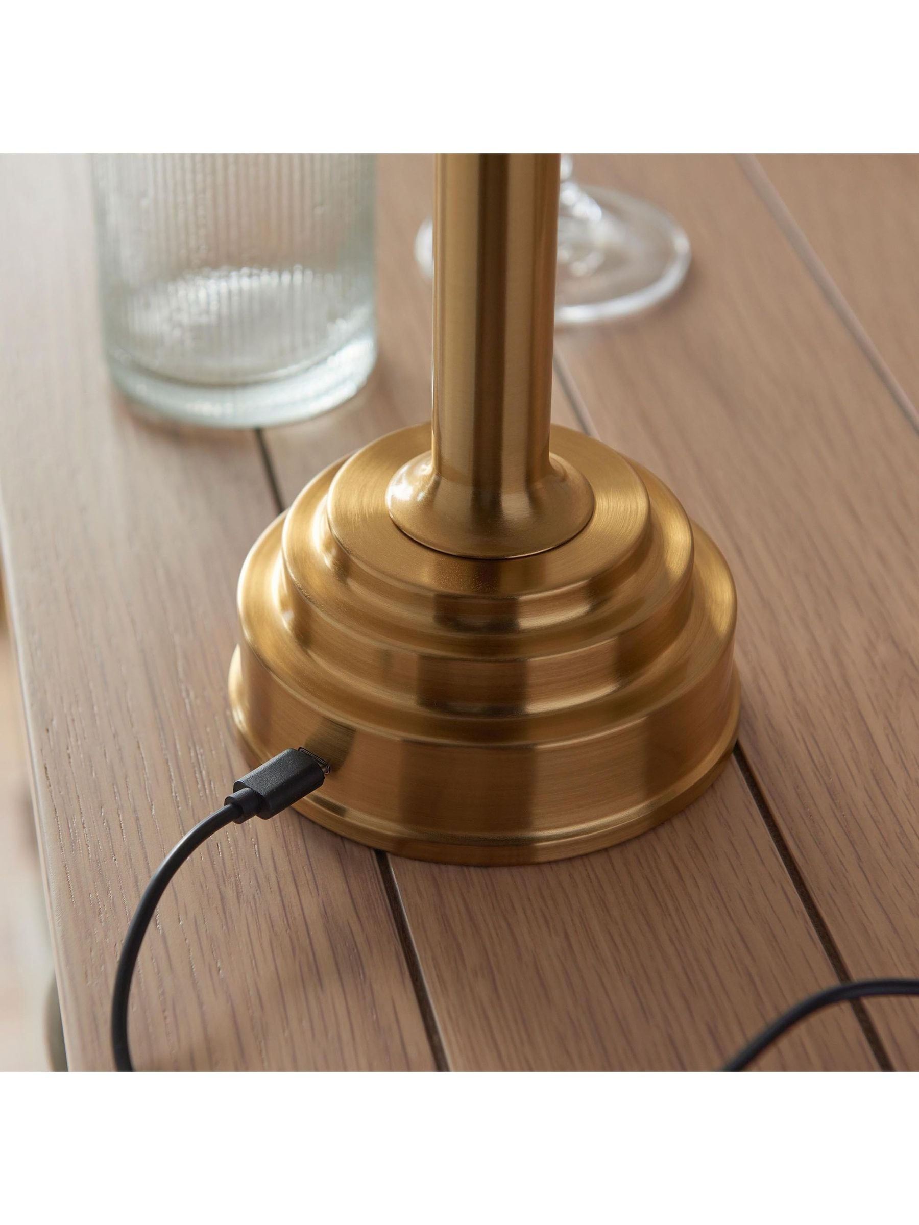 Gallery Home brass table lamp (British brand)