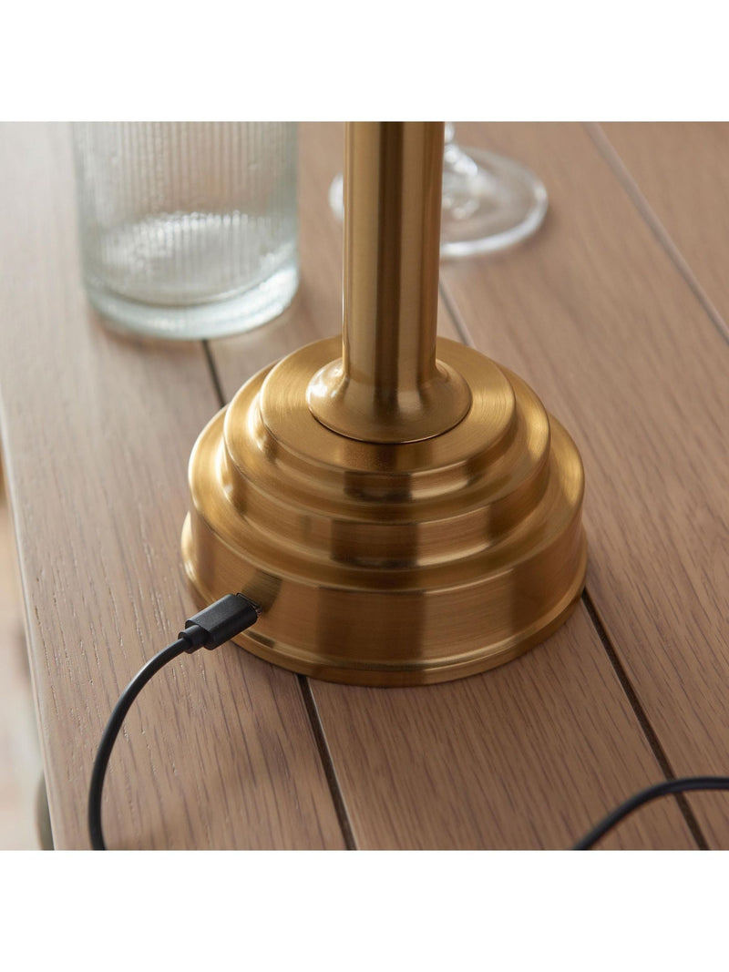 Gallery Home brass table lamp (British brand)