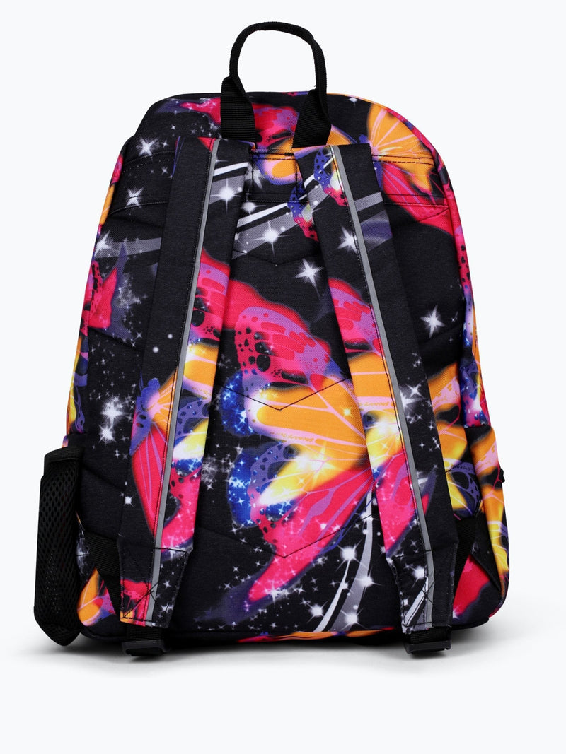 Hype butterfly backpack black multi glitter, UK version