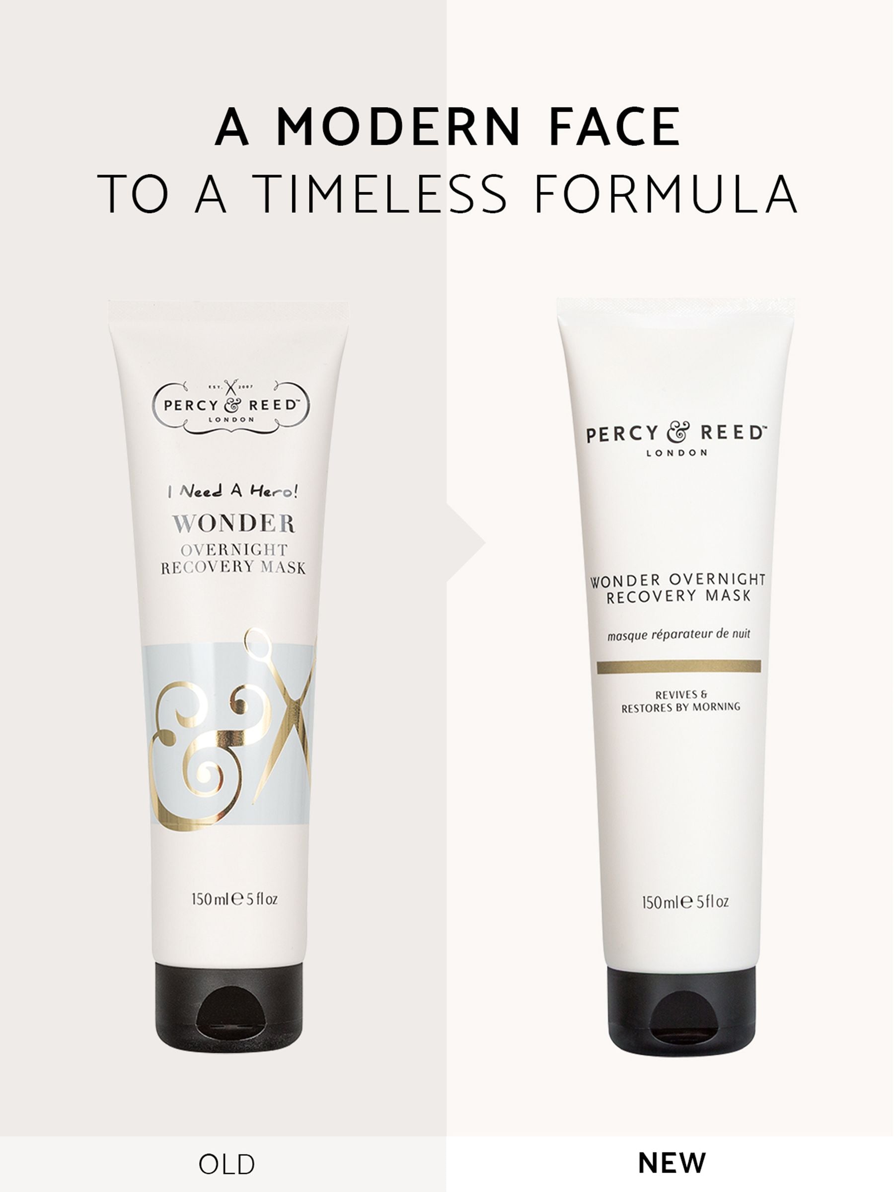 Percy & Reed overnight recovery hair mask 150ml, UK version