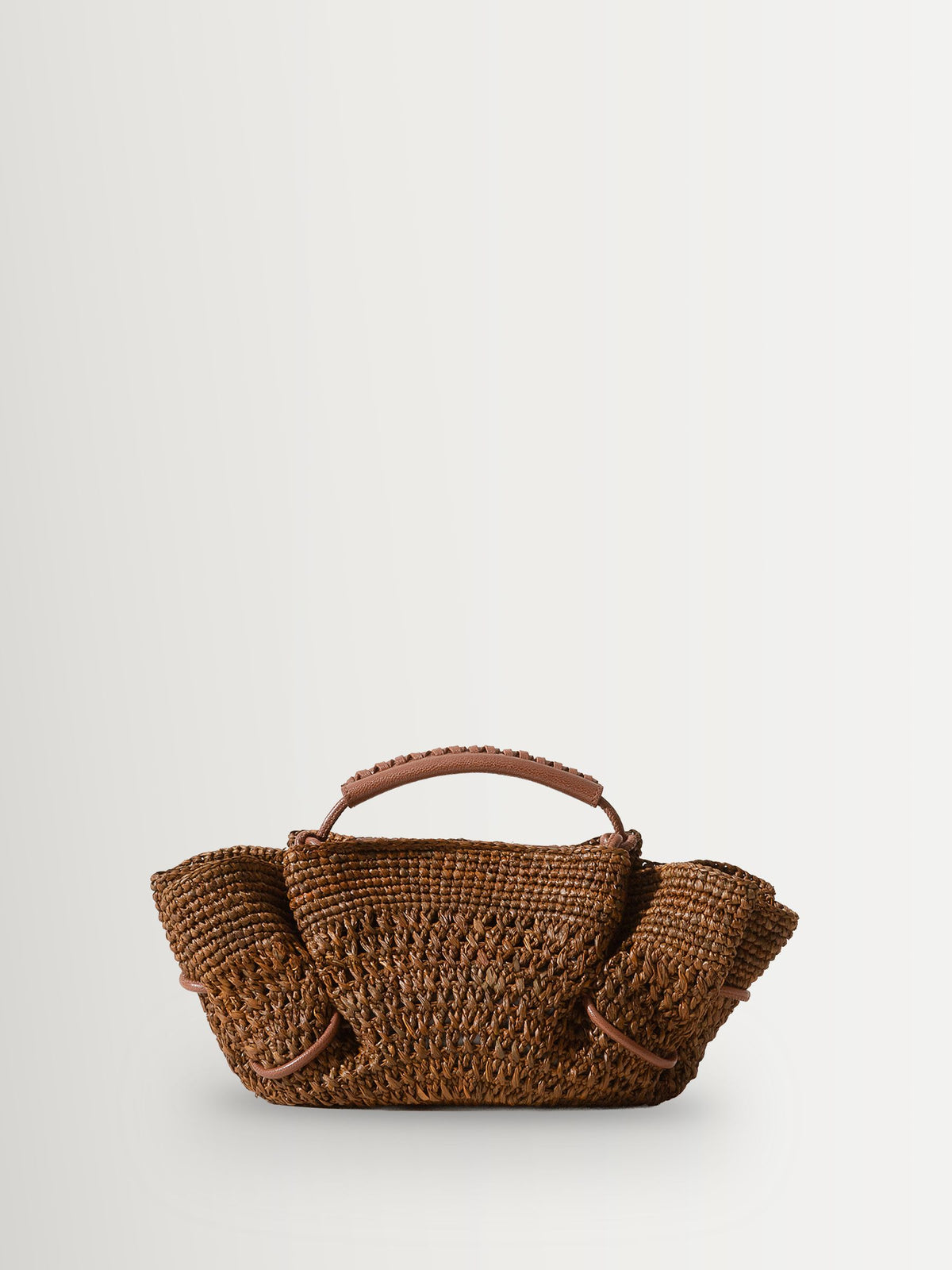 Hereu Studio Arta Mini Crochet Raffia Cross-Body Bag