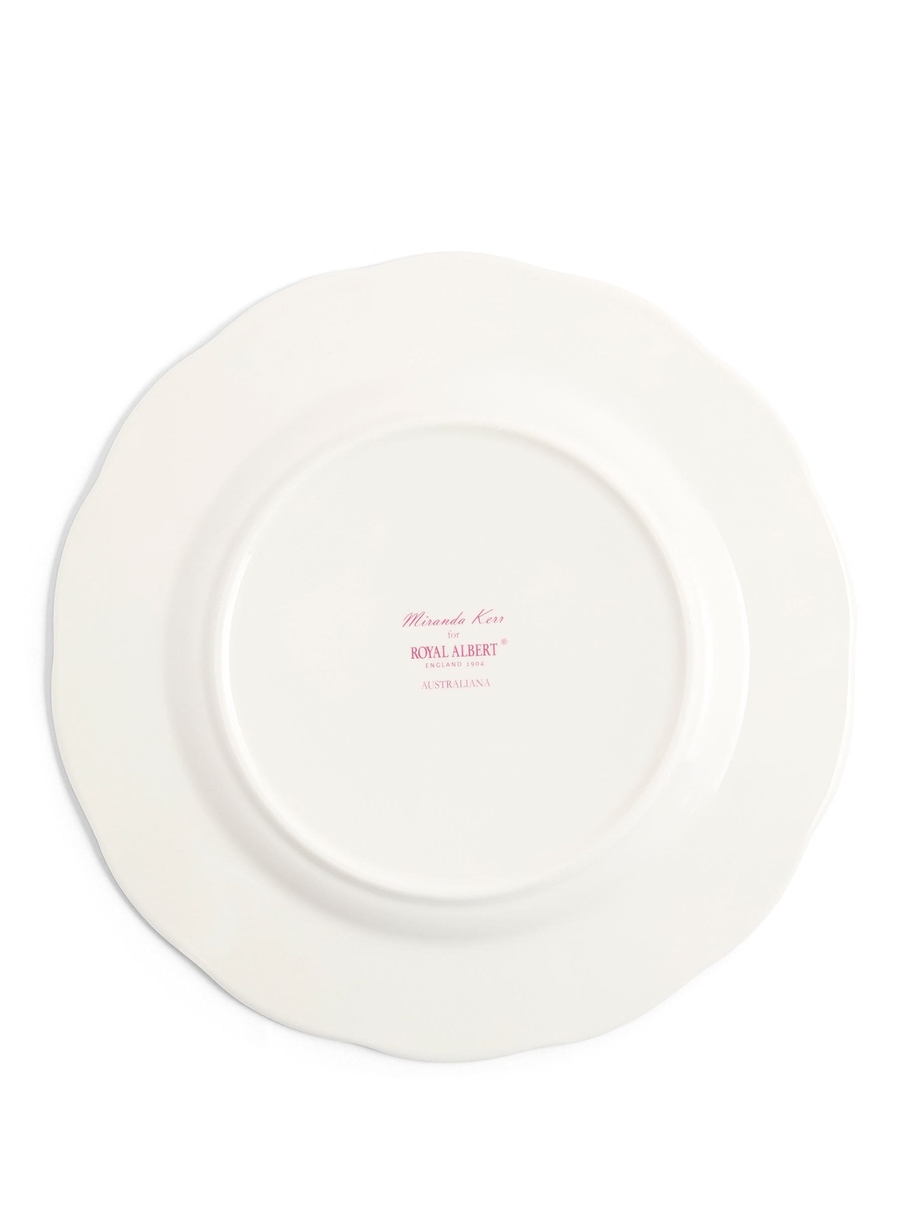 Royal Albert set of 4 20cm side plates with floral design (British brand)