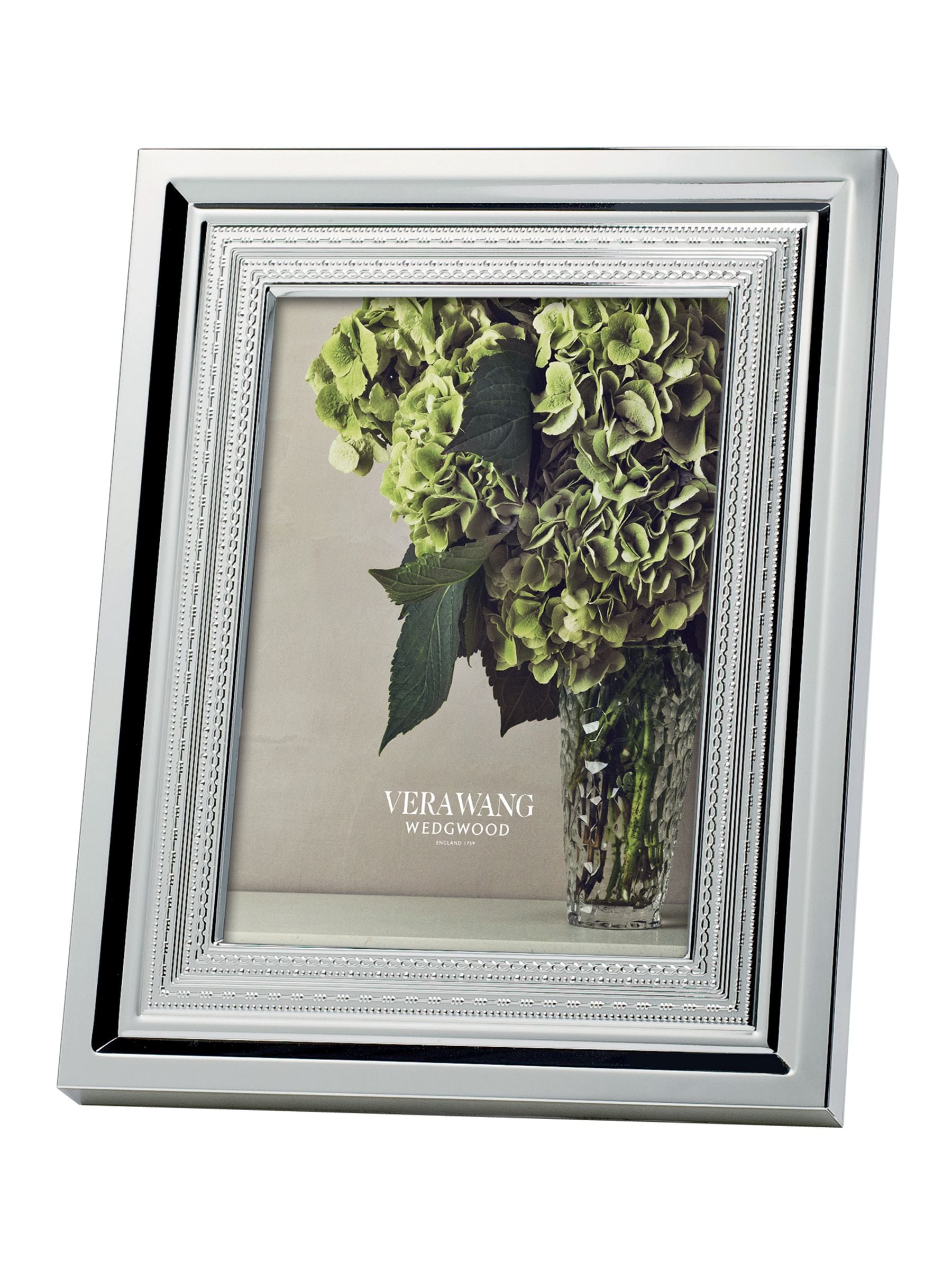 Wedgwood Vera Wang picture frame silver 8x10in, UK version