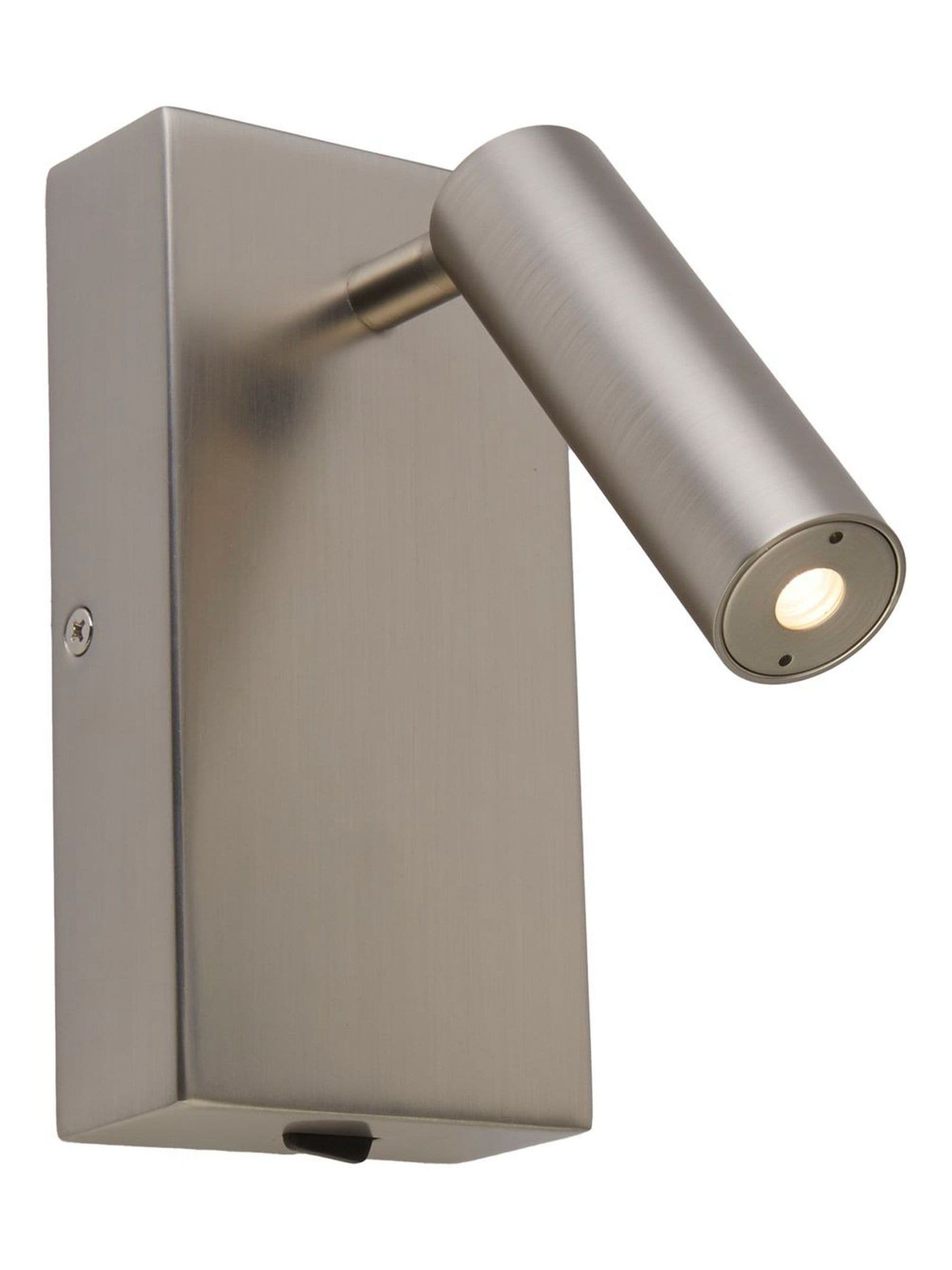 Searchlight Alice LED wall light satin nickel - British product
