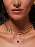Hot Diamonds gold tone necklace with diamond 40-45cm - British product