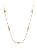 Hot Diamonds gold tone necklace with diamond 40-45cm - British product