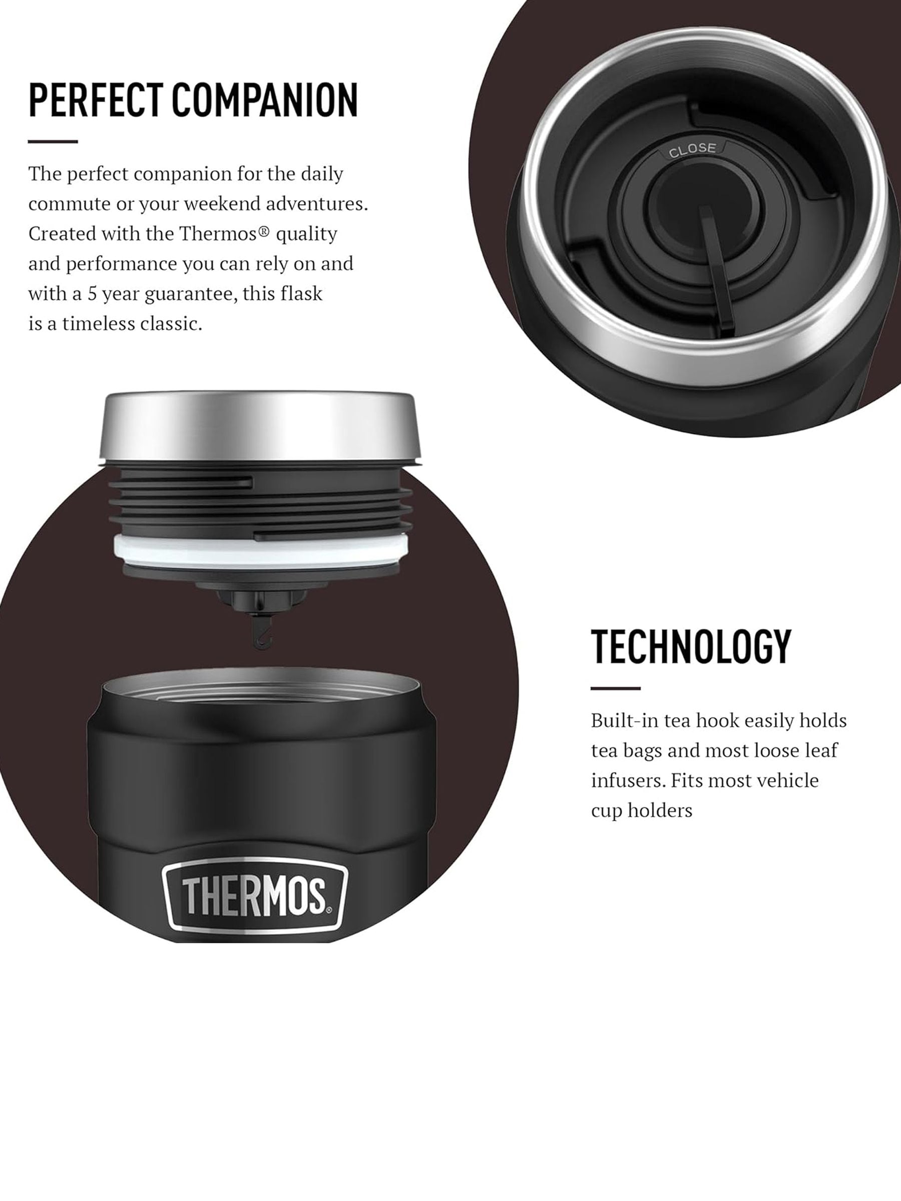 Thermos Stainless King travel tumbler 470ml, UK version