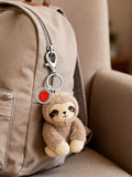 Keel Toys Giraffe Hamish Highland Cow Soft Toy Bag Charm 12cm