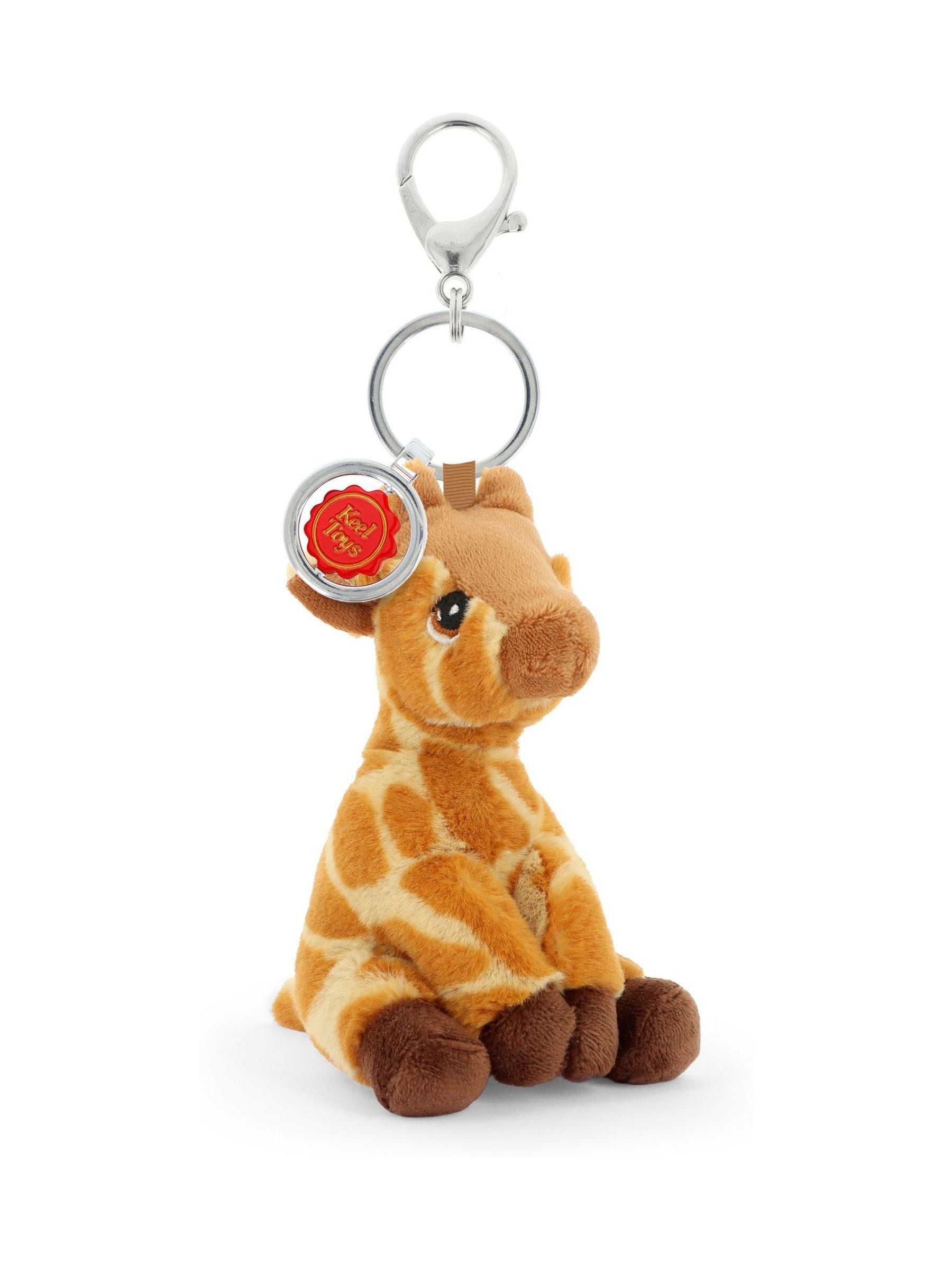 Keel Toys Hamish Highland Cow bag charm 12cm, UK version