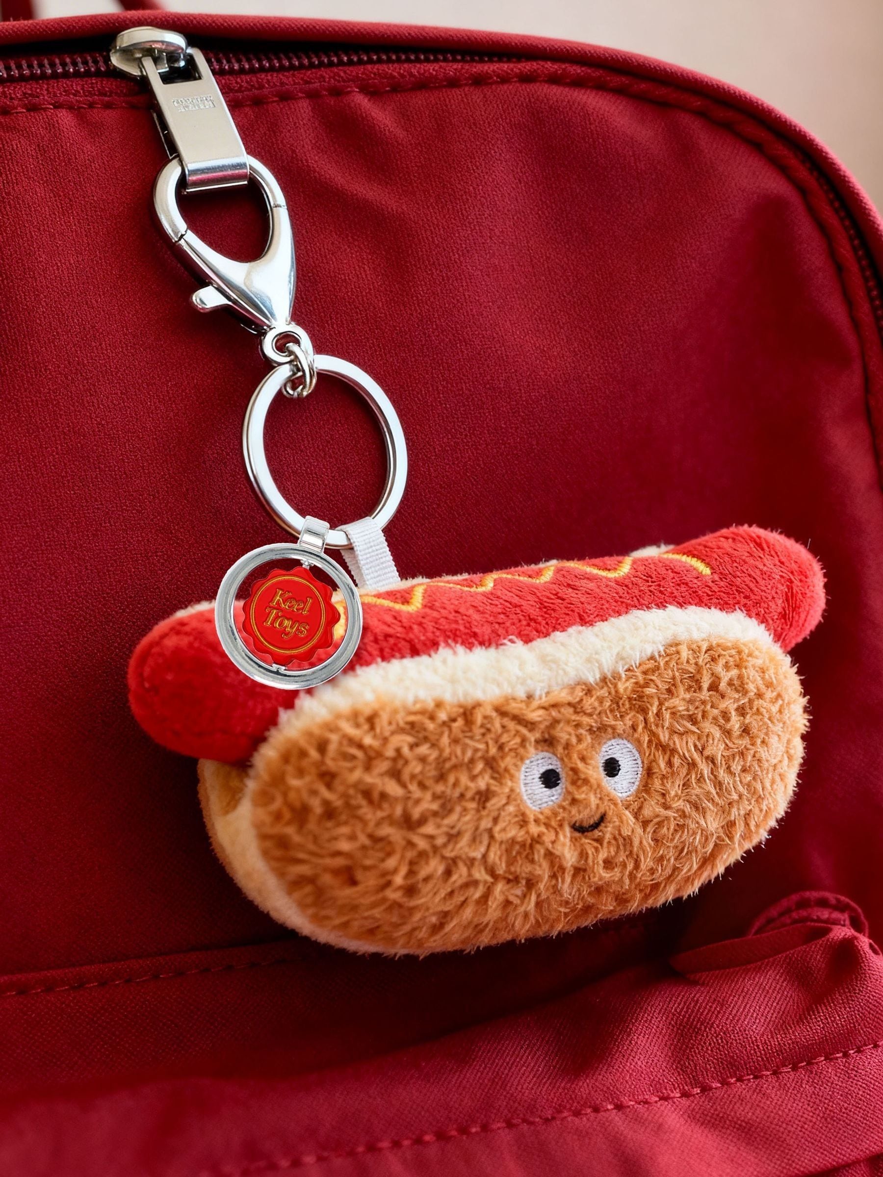 Keel Toys Avocado Snackies Soft Toy Bag Charm 12cm