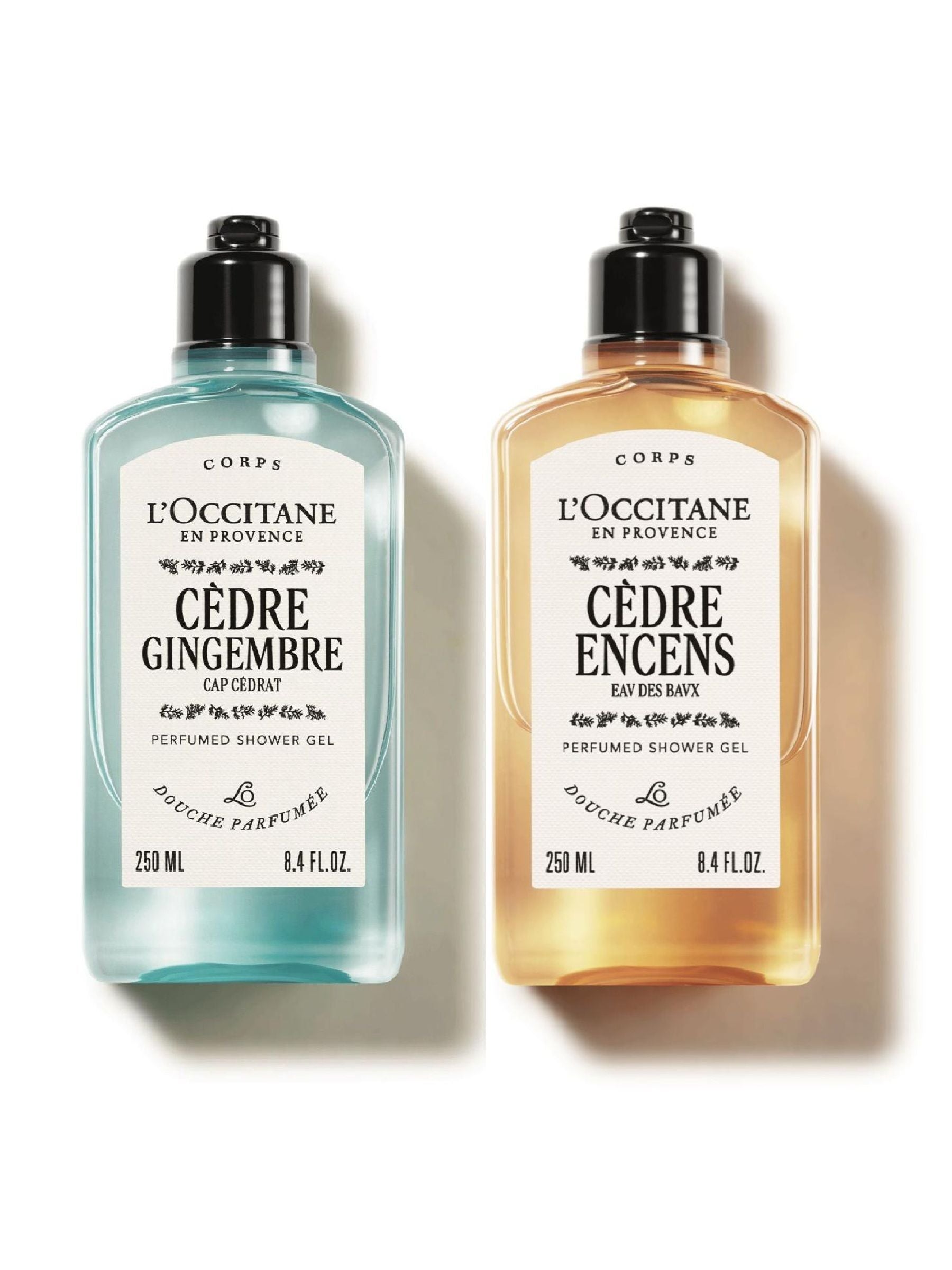 L'Occitane men's shower gel gift set two 250ml imported from the UK
