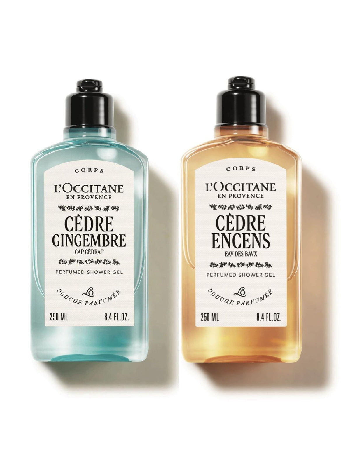 L'Occitane men's shower gel gift set two 250ml imported from the UK