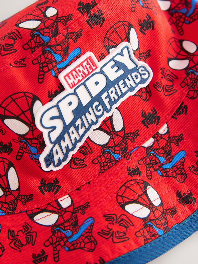 Spidey red navy bucket hat 1-10 years (British brand)