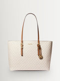 Michael Kors Vanilla/Acorn Quinn Large Tote Bag