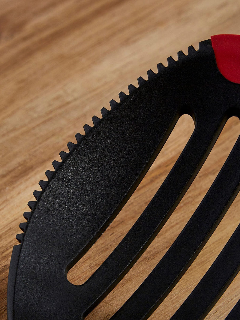 Morphy Richards black red pasta server and skimmer set - British product