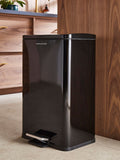Morphy Richards black rectangular kitchen bin 30L (British brand)
