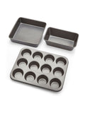 Morphy Richards baking tin set with muffin, cake, and loaf tins - British product