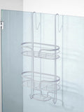 Showerdrape Dante floor and shower caddy set (British brand)