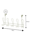 Showerdrape Sage Green Vertu Toilet Roll & Spare Holder & Over Dook Hook Set