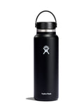 Hydro Flask Black Wide Flex Cap Water Bottle 40oz