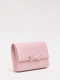 Phase Eight pink grosgrain bow clutch small (British brand)
