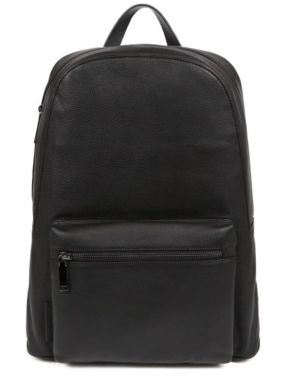 Jones Bootmaker Black Vally Leather Backpack