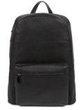 Jones Bootmaker Black Vally Leather Backpack