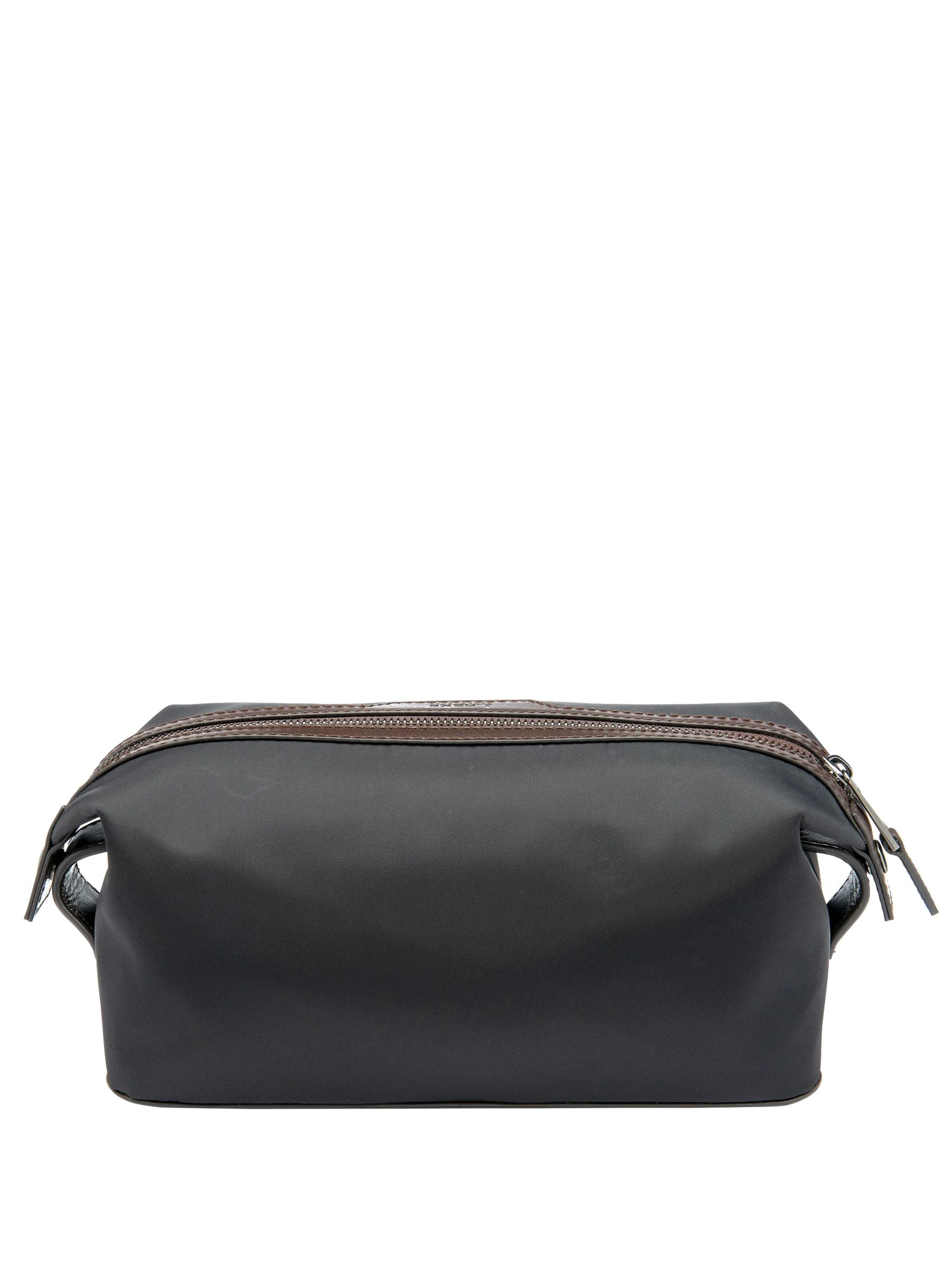 Loake washbag nylon and leather 3 litre - British product