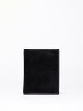Lakeland Leather black suede cardholder - British product