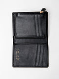 Lakeland Leather black suede cardholder - British product