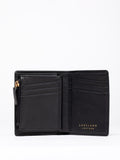 Lakeland Leather black suede cardholder - British product