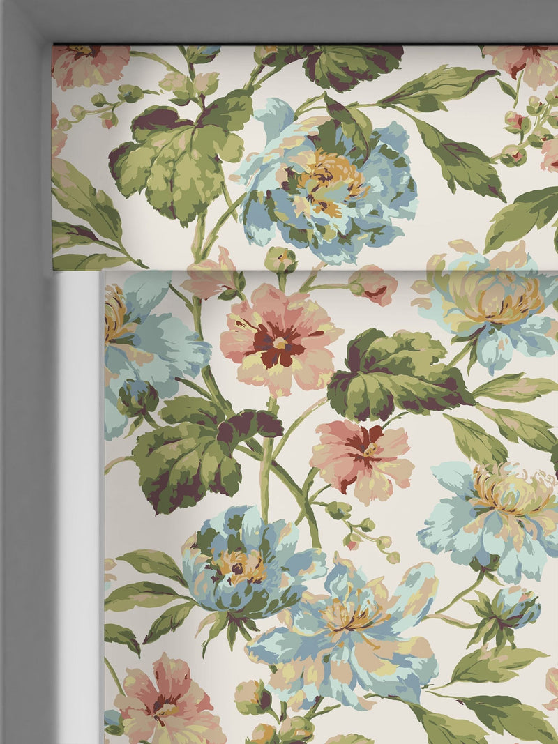Laura Ashley Romilly Blue Multi roller blind 540x460mm (British brand)