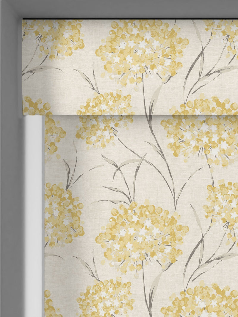 Laura Ashley Giselle ochre yellow blinds (British brand)
