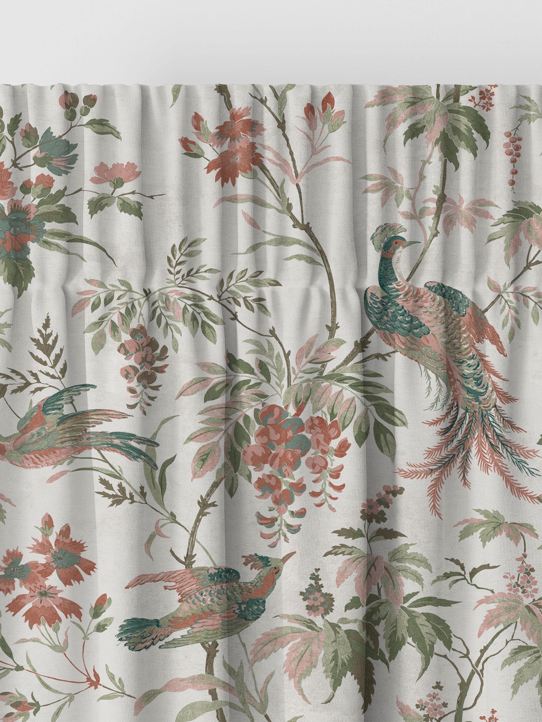 Laura Ashley Attleton sage green curtains - British brand