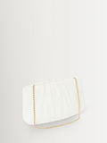Loeffler Randall White Brit pleated clutch, UK version