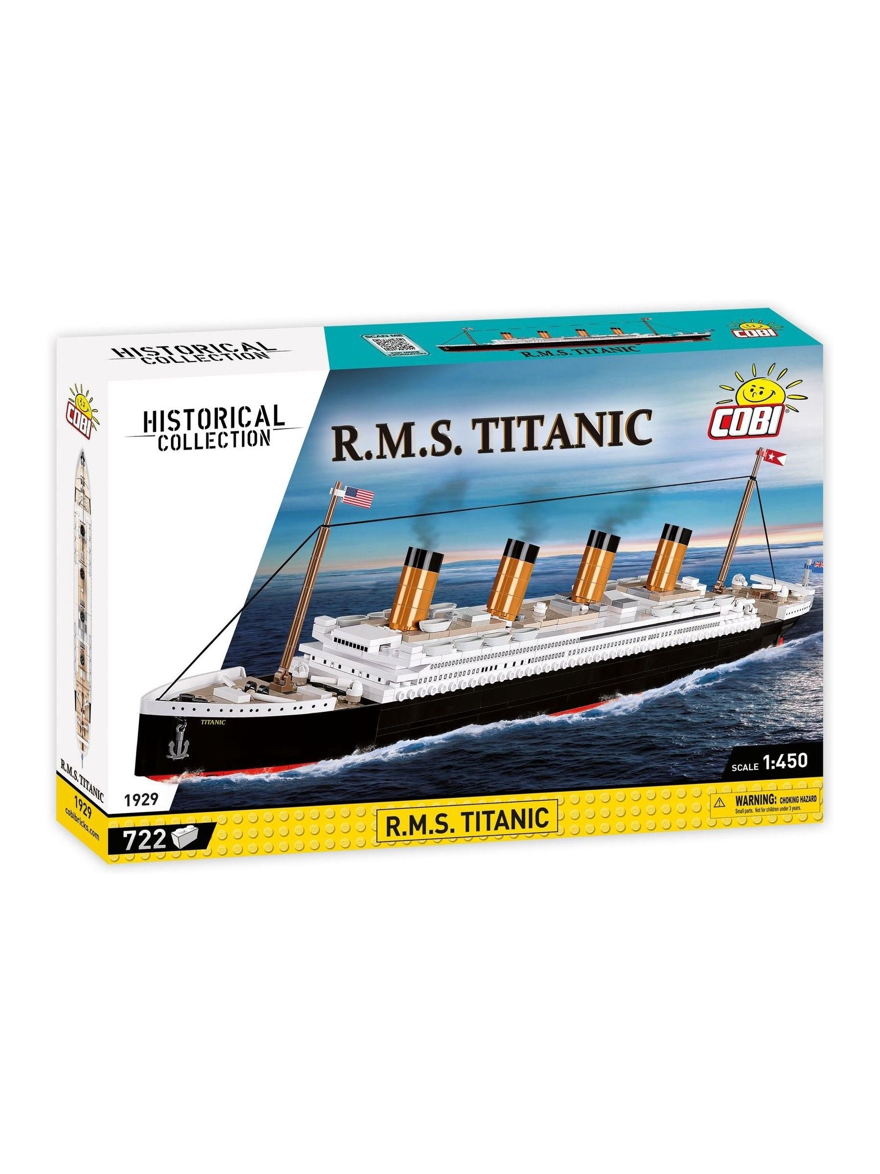 Cobi Titanic model 722 bricks 64cm, UK version