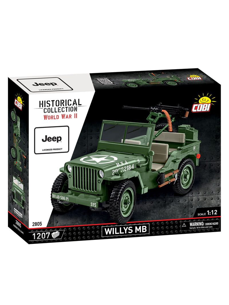 Cobi Willys MB model kit 1:12 scale, imported from the UK