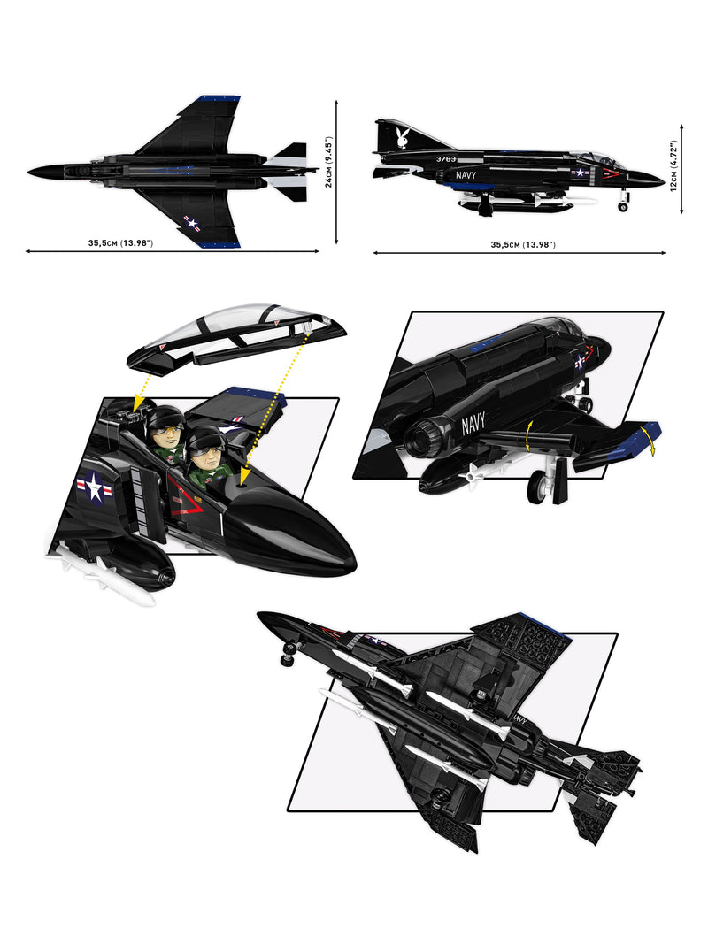 Cobi F-4S Phantom II model kit - British product