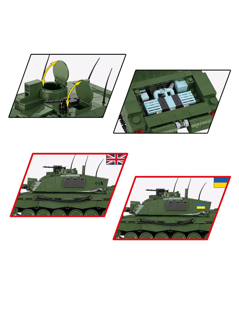 Cobi Challenger 2 tank model 1:35 scale - British product