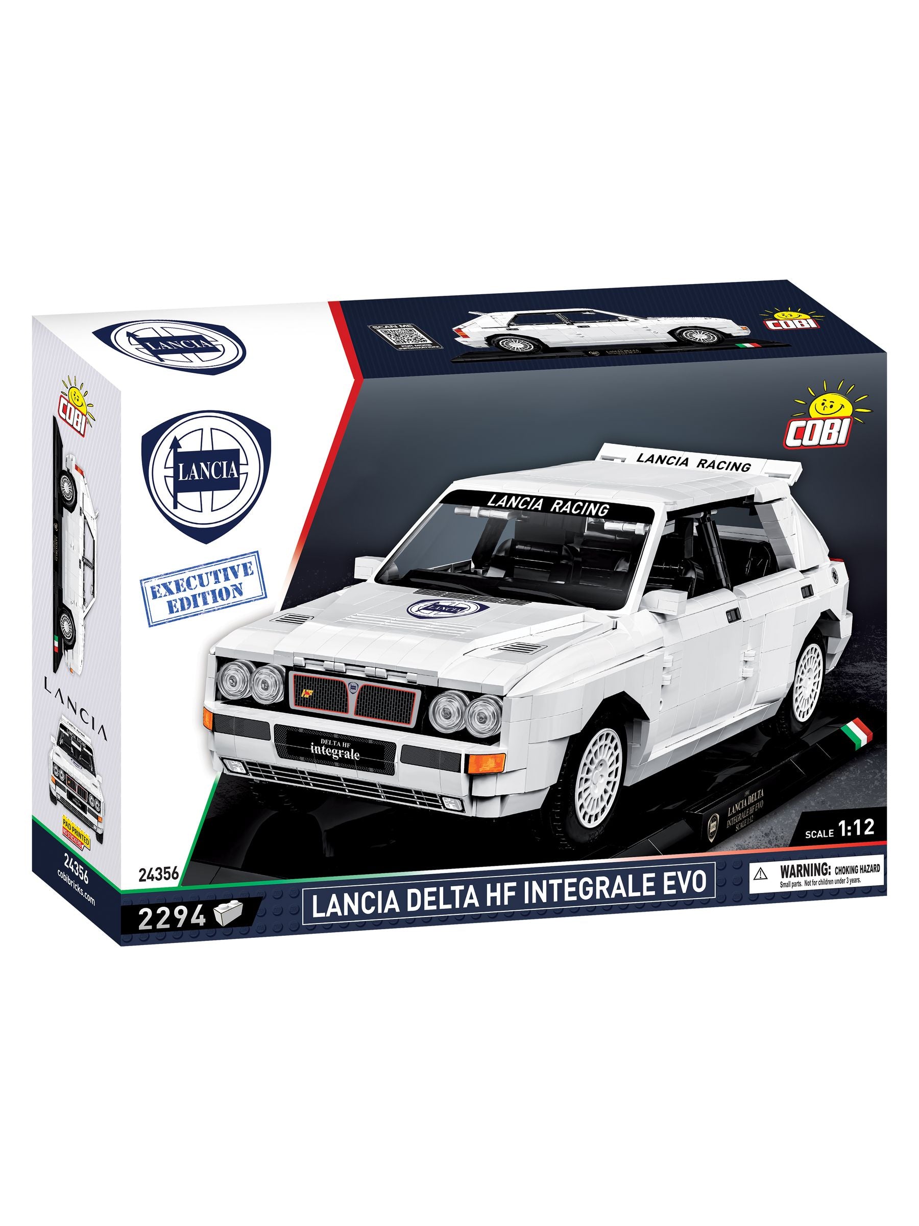 Cobi Lancia Delta HF Integrale model 1:12 scale - British product