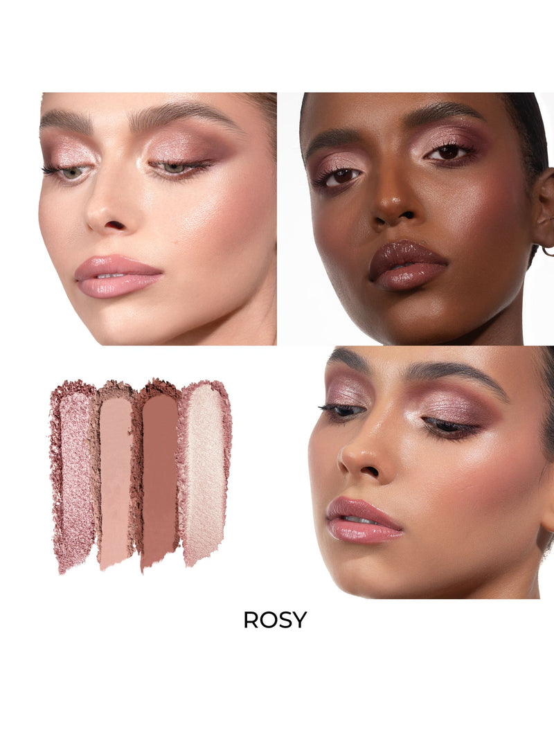 Natasha Denona Rosy Luxe Glam Compact quad palette (British brand)
