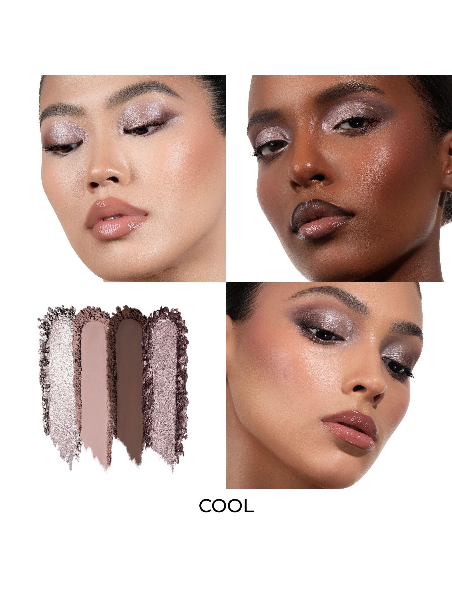 Natasha Denona Cool Luxe Glam Compact eyeshadow quad (British brand)
