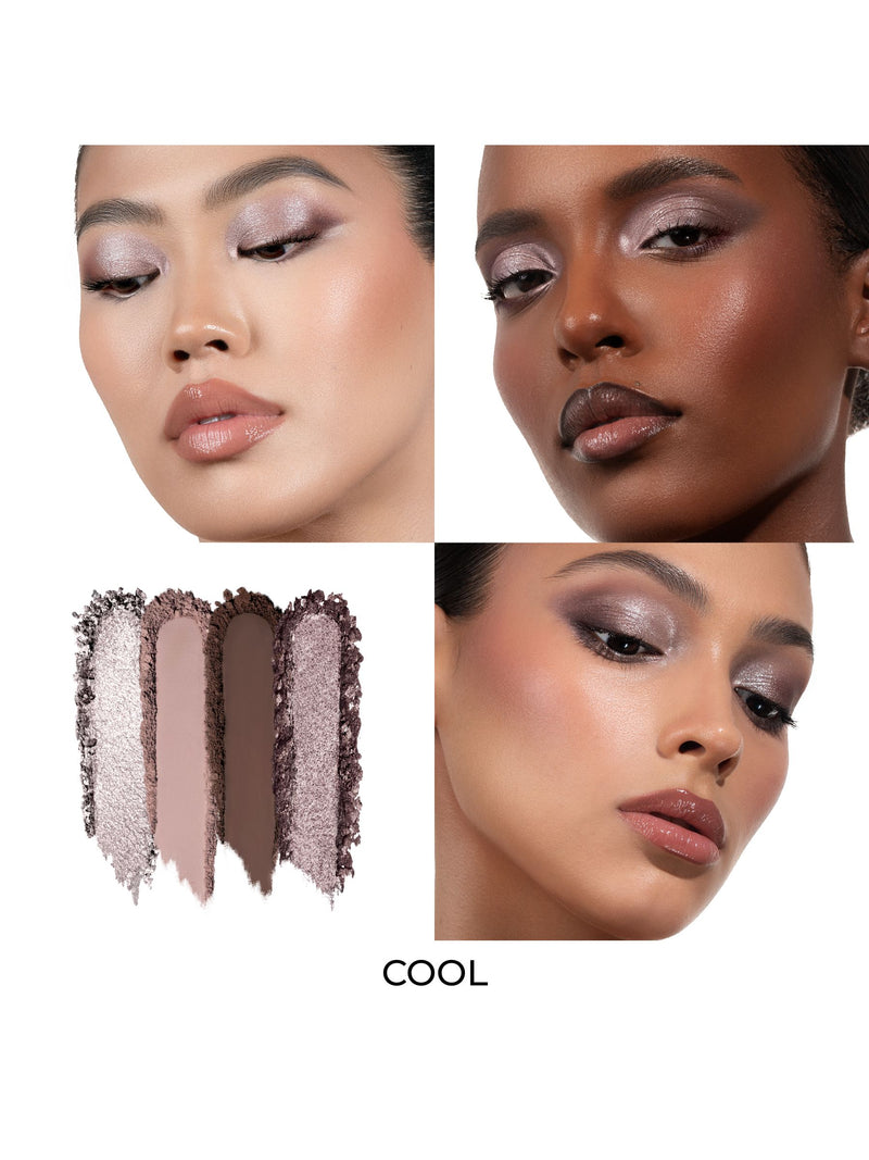Natasha Denona Cool Luxe Glam Compact eyeshadow quad (British brand)