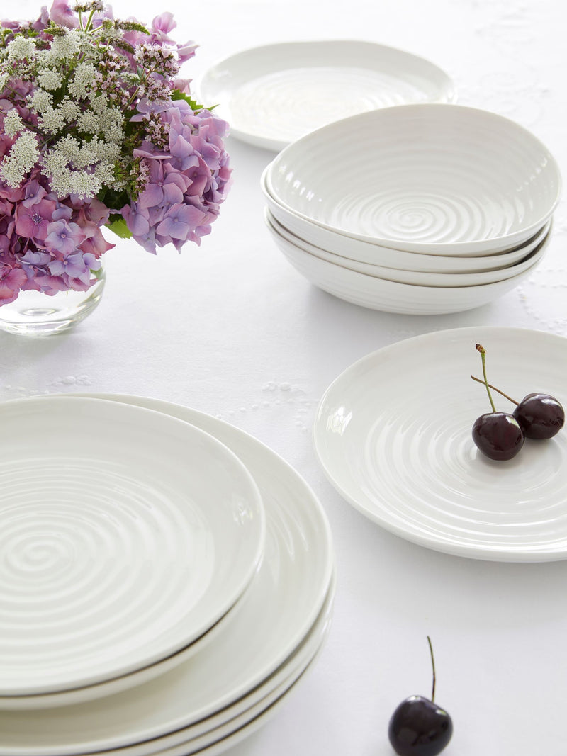 Sophie Conran white coupe 12-piece dinner set, imported from the UK