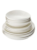 Sophie Conran white coupe 12-piece dinner set, imported from the UK